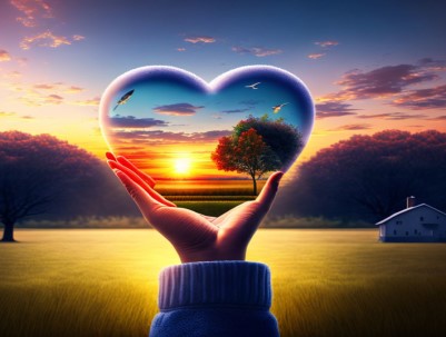 Open your heart, öffne dein Herz.